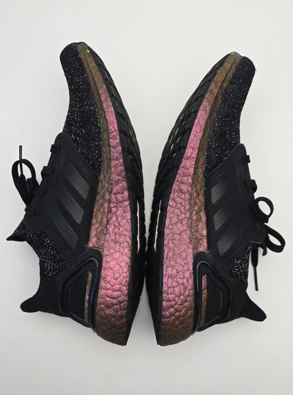 adidas Ultra Boost 20 Black Signal Pink Size 7 - Picture 5 of 8